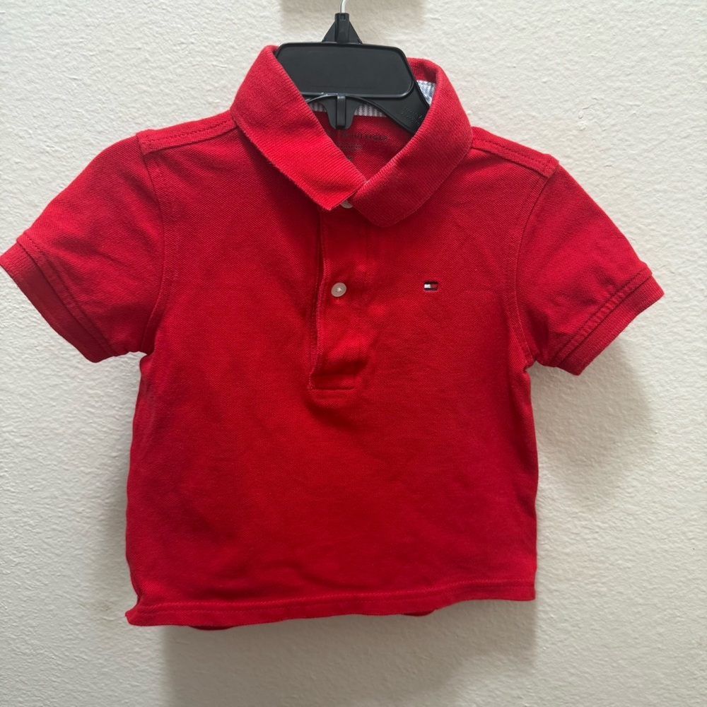 Tommy Hilfiger babies' polo Red Size 24M Baby Boy toddler 2Y